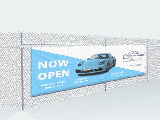 PVC Mesh Outdoor Banner